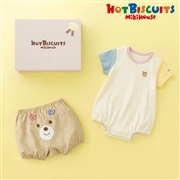 [ギフト] ボディシャツ＆ブルマギフトセット マルチカラー[ミキハウス　ホットビスケッツ]