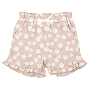 [ベビー]ショートパンツ　裾フリル　ピンク