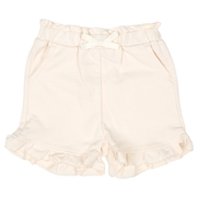 [ベビー]ショートパンツ　裾フリル　アイボリー