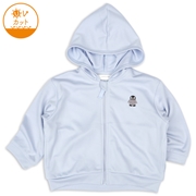[ベビー]アイスパーカー　UVカット　ブルー