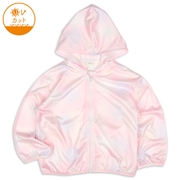 [キッズ]アイスパーカー　UVカット　ピンク