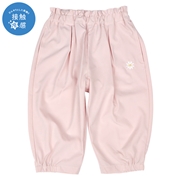[キッズ]７分丈パンツ　接触冷感　ピンク