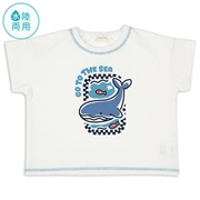 [ベビー]半袖　Ｔシャツ　水陸両用　サックス