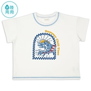 [キッズ]半袖　Ｔシャツ　水陸両用　ブルー