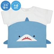 [ベビー]半袖　Ｔシャツ　ひんやりアニマル　ブルー