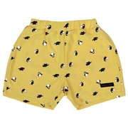 [ベビー]ショートパンツ　ニットツイル　イエロー