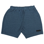 [キッズ]ショートパンツ　ニットツイル　ネイビー