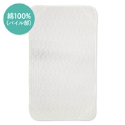 [レギュラーサイズ]ふわふわキルトパッド オフホワイト