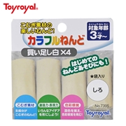 カラフルねんど 買い足し白×4個