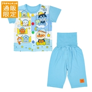 【通販限定】[ベビー]お着替え応援パジャマ　アンパンマン　サックス