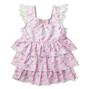 [ベビー]ワンピース水着 花柄 フリル