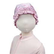 [48～52cm]スイムキャップ 花柄フリル