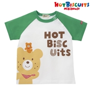[ベビー] Ｔシャツ グリーン　[ミキハウス　ホットビスケッツ]