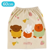 巻きタオル ミッフィーフルーツとダンス 60cm丈