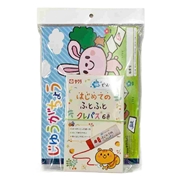 水でおとせるふとふとクレパス6色 じゆうがちょうセット