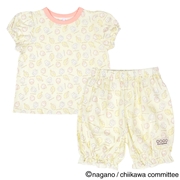 【アニメちいかわ】[キッズ]半袖パジャマちいかわ　クリーム