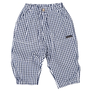 [キッズ]７分丈パンツ　サッカー　ネイビー