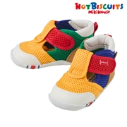 [11.5～13.5cm] ファーストベビーシューズ マルチカラー[ミキハウス　ホットビスケッツ]