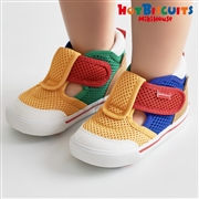 [14.0～15.0cm] セカンドベビーシューズ マルチカラー[ミキハウス　ホットビスケッツ]