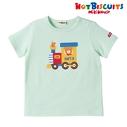 【SALE】[ベビー] Ｔシャツ アイスグリーン[ミキハウス　ホットビスケッツ]