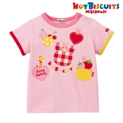 【SALE】[ベビー] Ｔシャツ ピンク[ミキハウス　ホットビスケッツ]