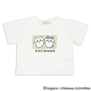 【アニメちいかわ】[ベビー]ちいかわ　半袖Tシャツ　オフホワイト