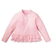 [キッズ]ラッシュガード フリル ピンク