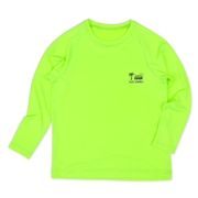 [キッズ]ラッシュガード 蛍光イエロー