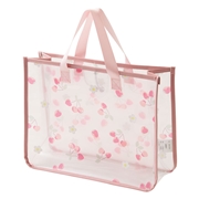 ビーチバッグ さくらんぼいちご ピンク