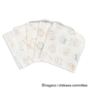 【アニメちいかわ】ガーゼハンカチ5枚セット