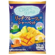 凍らせて食べる リッチフルーツの シャーベット