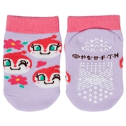 [ベビー]アンパンマン　ベビーソックス　ギッシリガラ　ピンク