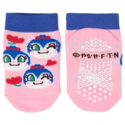 [ベビー]アンパンマン　ベビーソックス　ギッシリガラ　ブルー