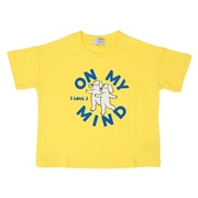 [キッズ]ＩＬＯＶＥＪＴシャツ　イエロー