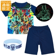 【通販限定】 [キッズ]半袖パジャマ　光る　仮面ライダーゼッツ　ネイビー