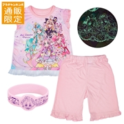 【通販限定】 [キッズ]半袖パジャマ　光る　プリキュアB　ピンク