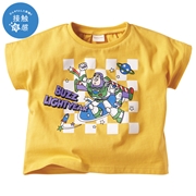 [ベビー]半袖Tシャツ　バズ・ライトイヤー　接触冷感　イエロー