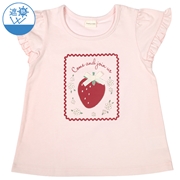 [キッズ]フレンチＴシャツ　遮熱　ピンク