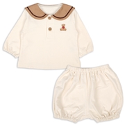 [乳児]セーラーセットアップ　オフホワイト