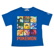 [キッズ]半袖Ｔシャツ　ポケットモンスター　ブルー