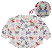 [キッズ]長袖Ｔシャツ　アンパンマン　グレー