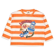 [キッズ]長袖Ｔシャツ　アンパンマン　オレンジ