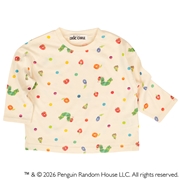 [ベビー]長袖Ｔシャツ　はらぺこあおむし　アイボリー