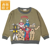 【通販限定】[キッズ]スウェットシャツ　ウルトラマン　カーキ