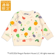 【通販限定】[ベビー]スウェットシャツ　はらぺこあおむし　アイボリー