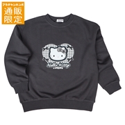 【通販限定】[ジュニア]スウェットシャツ　ハローキティ　チャコールグレー