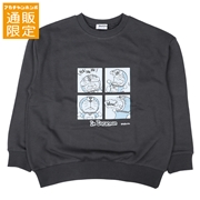 【通販限定】[ジュニア]スウェットシャツ　ドラえもん　チャコールグレー