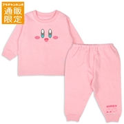 [通販限定][キッズ]ニットキルトパジャマ　カービィ　ピンク