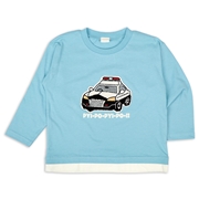 [キッズ]長袖Tシャツ　サガラ　ブルー