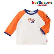 [キッズ] Ｔシャツ オレンジ[ミキハウス　ホットビスケッツ]